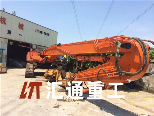 挖掘机打桩臂改装能维修吗？