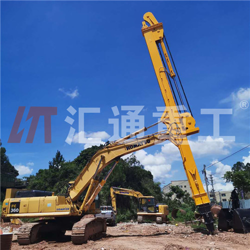 广州汇通是专业20米三段挖掘机伸缩臂制造厂家